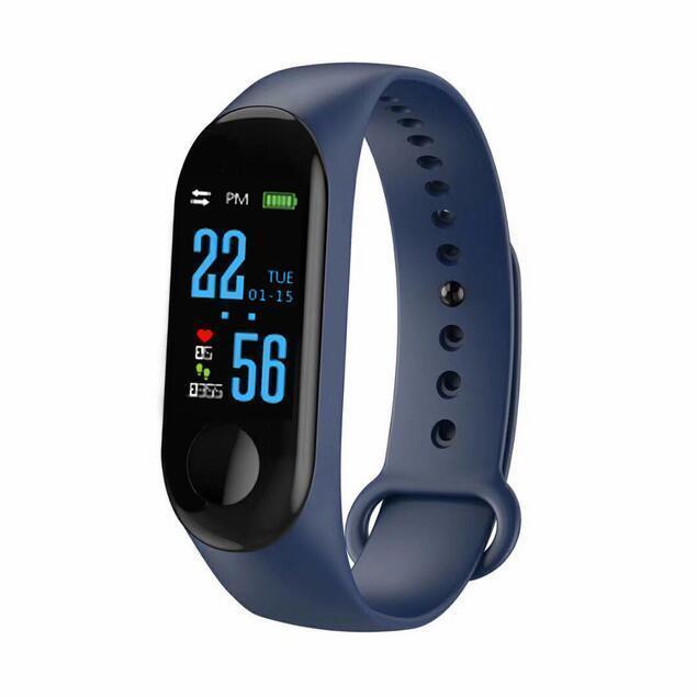 Pulseira Eletrônica Fitness Tracker com Monitoramento de Saúde e Atividades Físicas - Frete Gratis